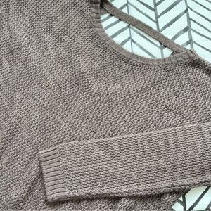 Dry Goods // Don't Ask Why Brown Knit Sweater